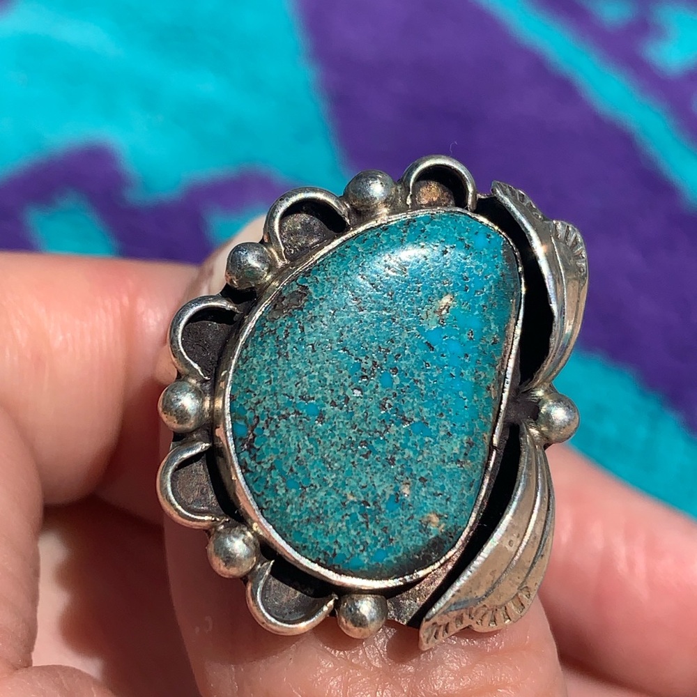 Vintage Navajo Turquoise Ring